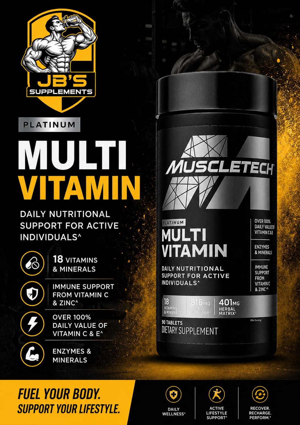 MUSCLETECH MULTIVITAMIN